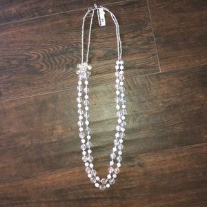 New York Company flower beaded necklace